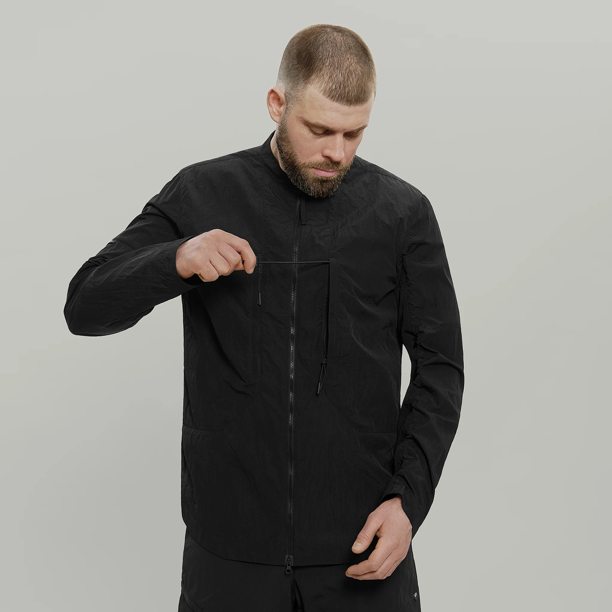 Adjustable Sleeve Length Shirt Gen.1 RD-ADJSLS_GEN.1 (SS26) BLACK - Image 4