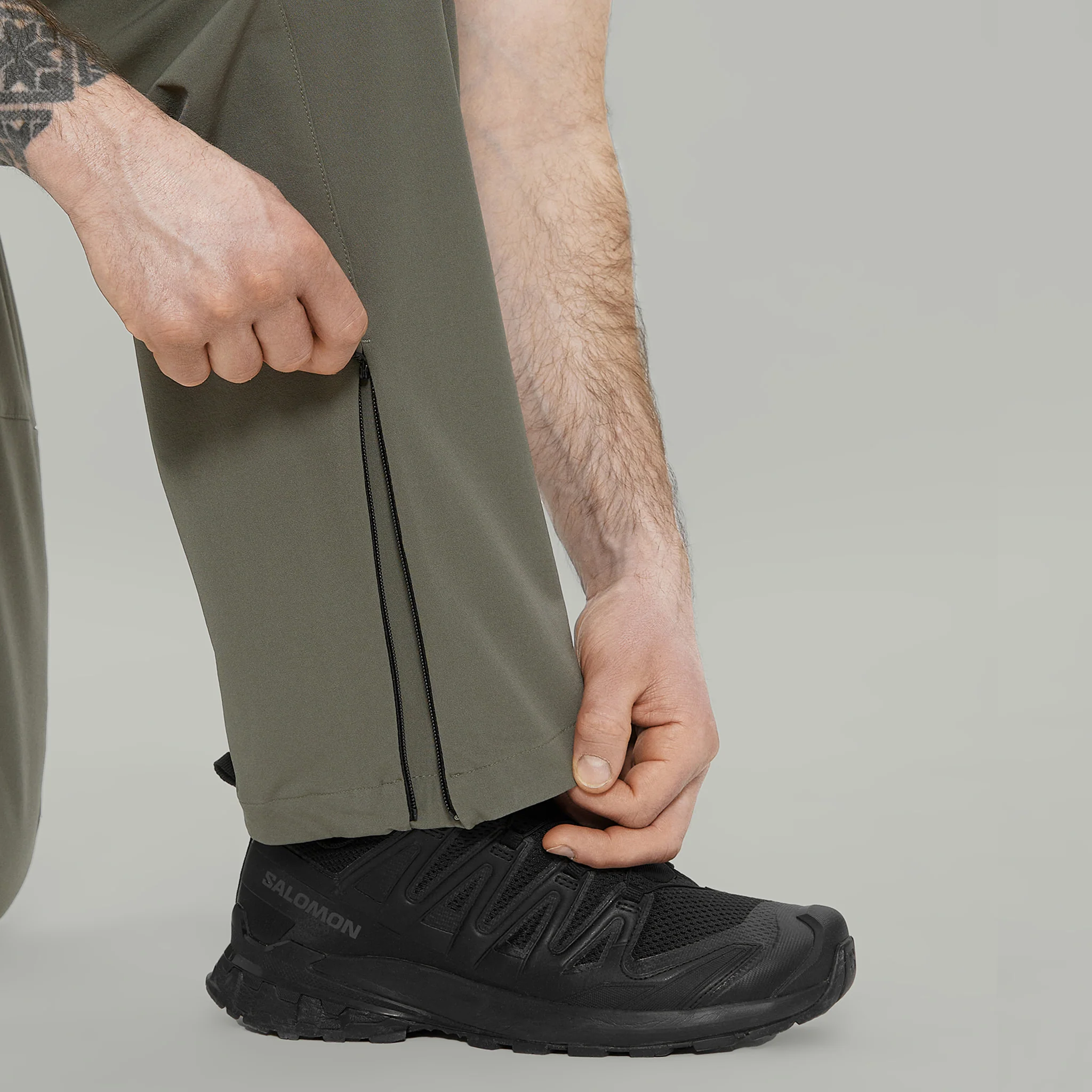 Civil Hidden Cargo Pockets Pants Gen.1 RD-CHCPP_GEN.1 KHAKI - Image 10