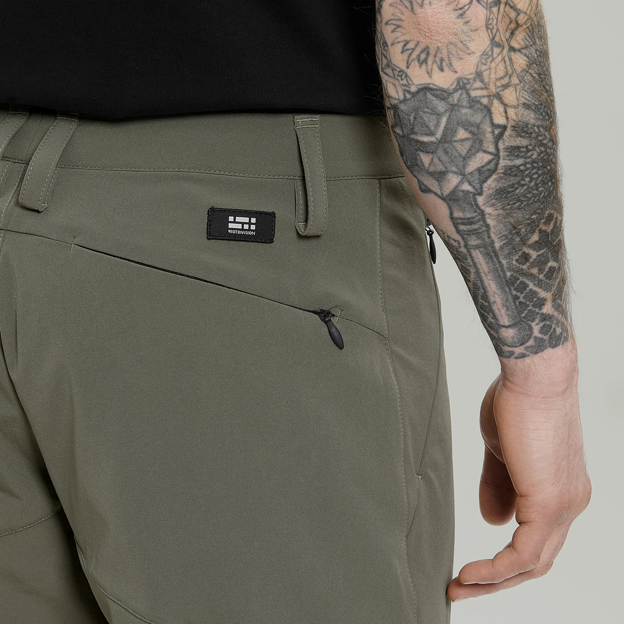 Civil Hidden Cargo Pockets Pants Gen.1 RD-CHCPP_GEN.1 KHAKI - Image 7