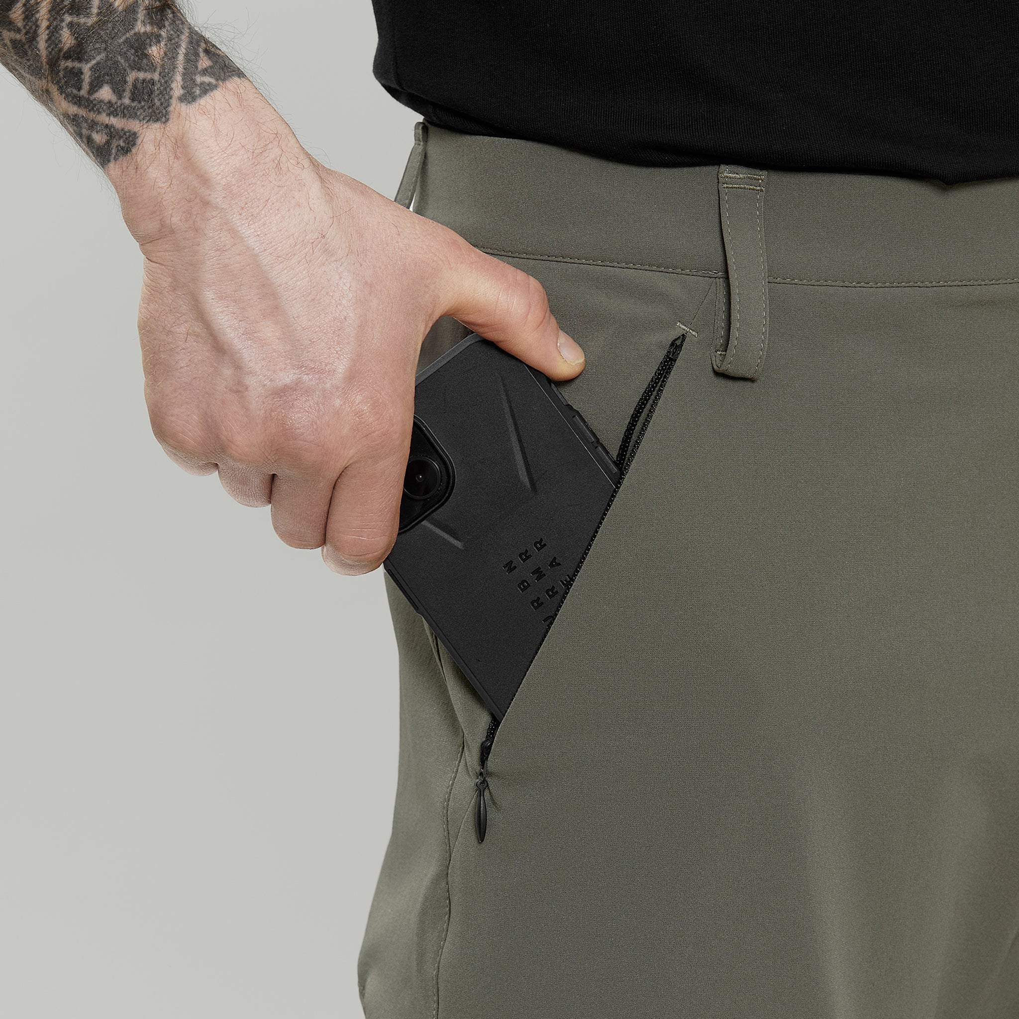 Civil Hidden Cargo Pockets Pants Gen.1 RD-CHCPP_GEN.1 KHAKI - Image 8