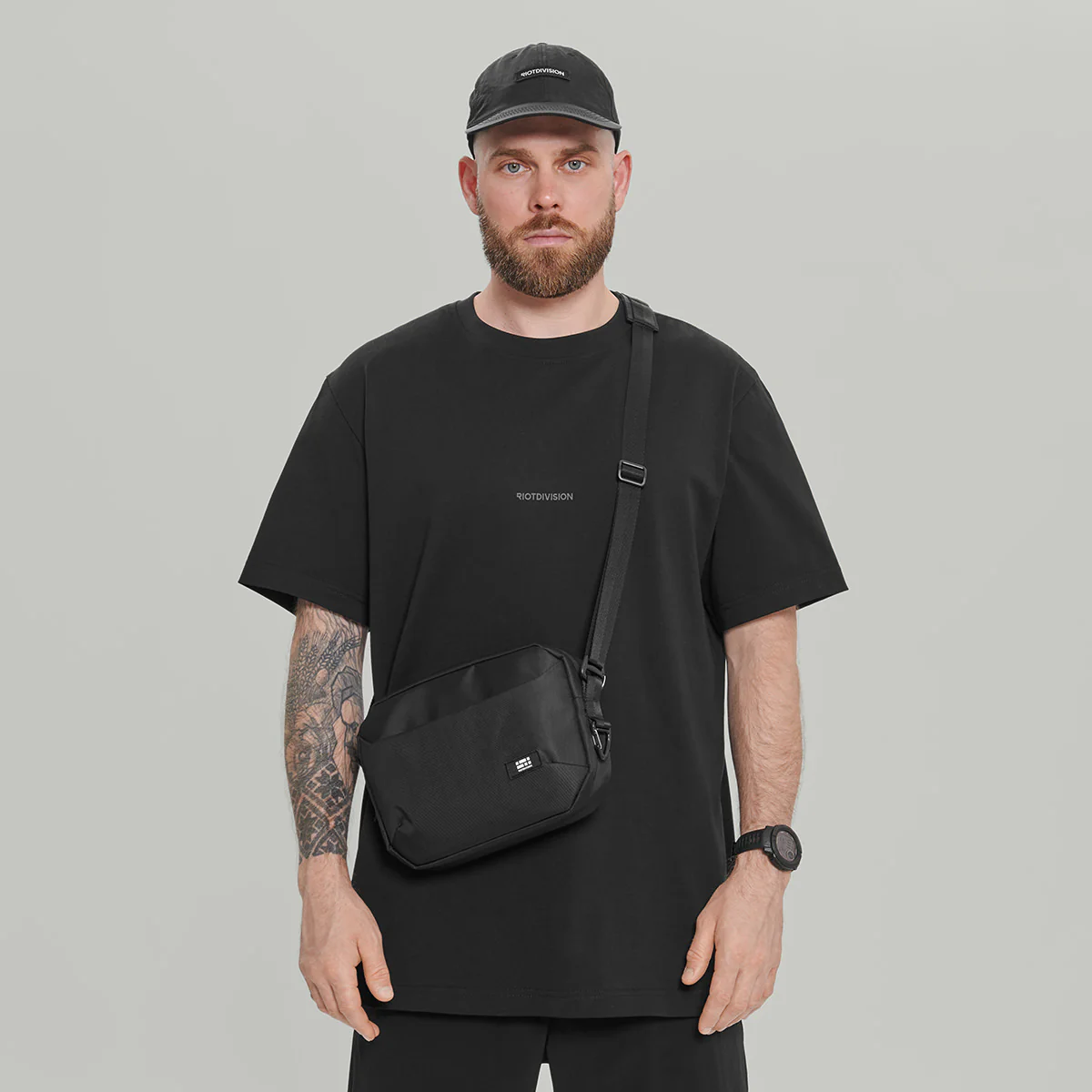 Civil Middle Crossbody Bag Gen.1 RD-CMCB_GEN.1 BLACK - Image 4