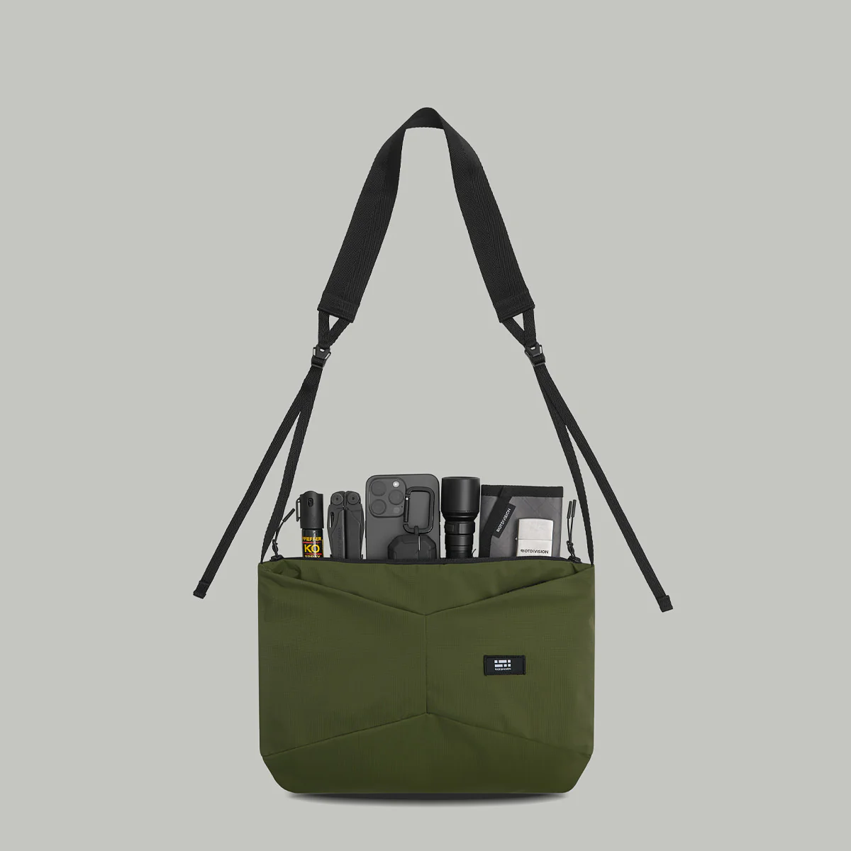 Civil Sacoche Bag Gen.2 RD-CSB_GEN2 GREEN (RIPSTOP) - Image 2