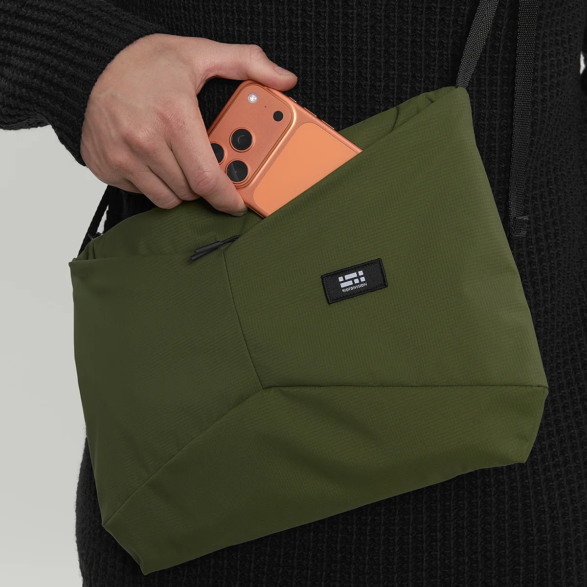 Civil Sacoche Bag Gen.2 RD-CSB_GEN2 GREEN (RIPSTOP) - Image 6