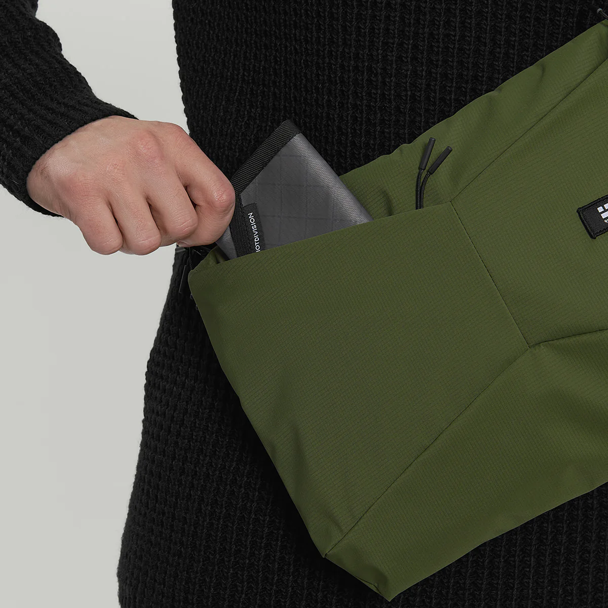 Civil Sacoche Bag Gen.2 RD-CSB_GEN2 GREEN (RIPSTOP) - Image 7