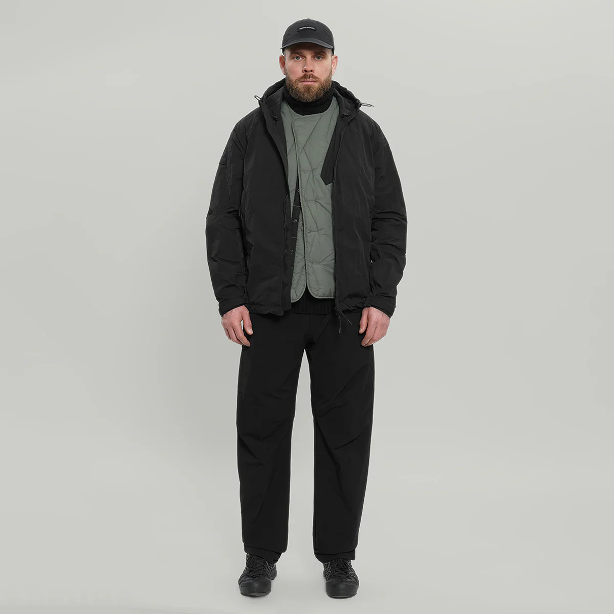 Diagonal Pocket Vest Gen.1 RD-DGNLPV_GEN.1 (FW25) GREY - Image 7