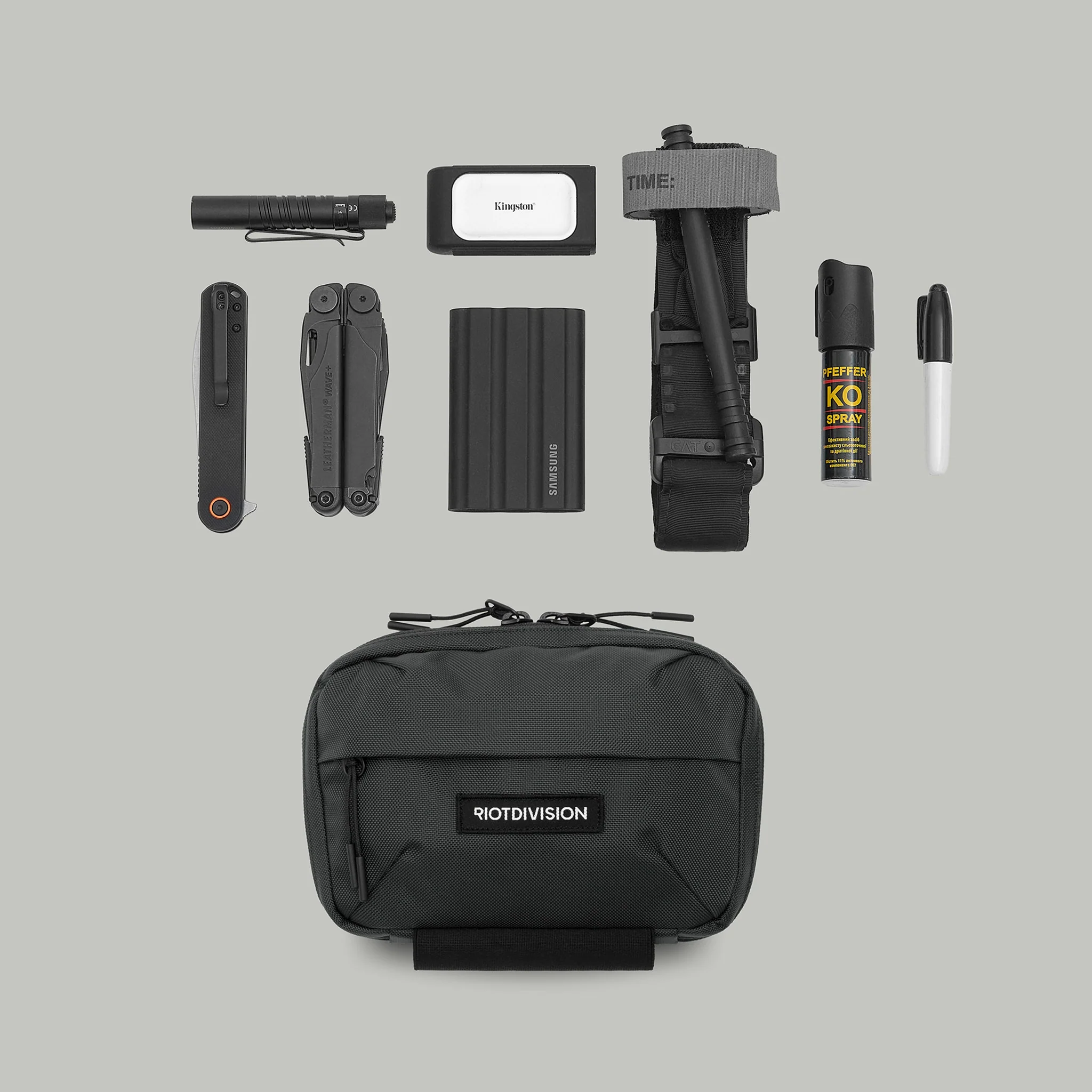 EDC Utility Pouch Gen.1 RD-EDCUP_GEN.1 GRAPHITE - Image 2