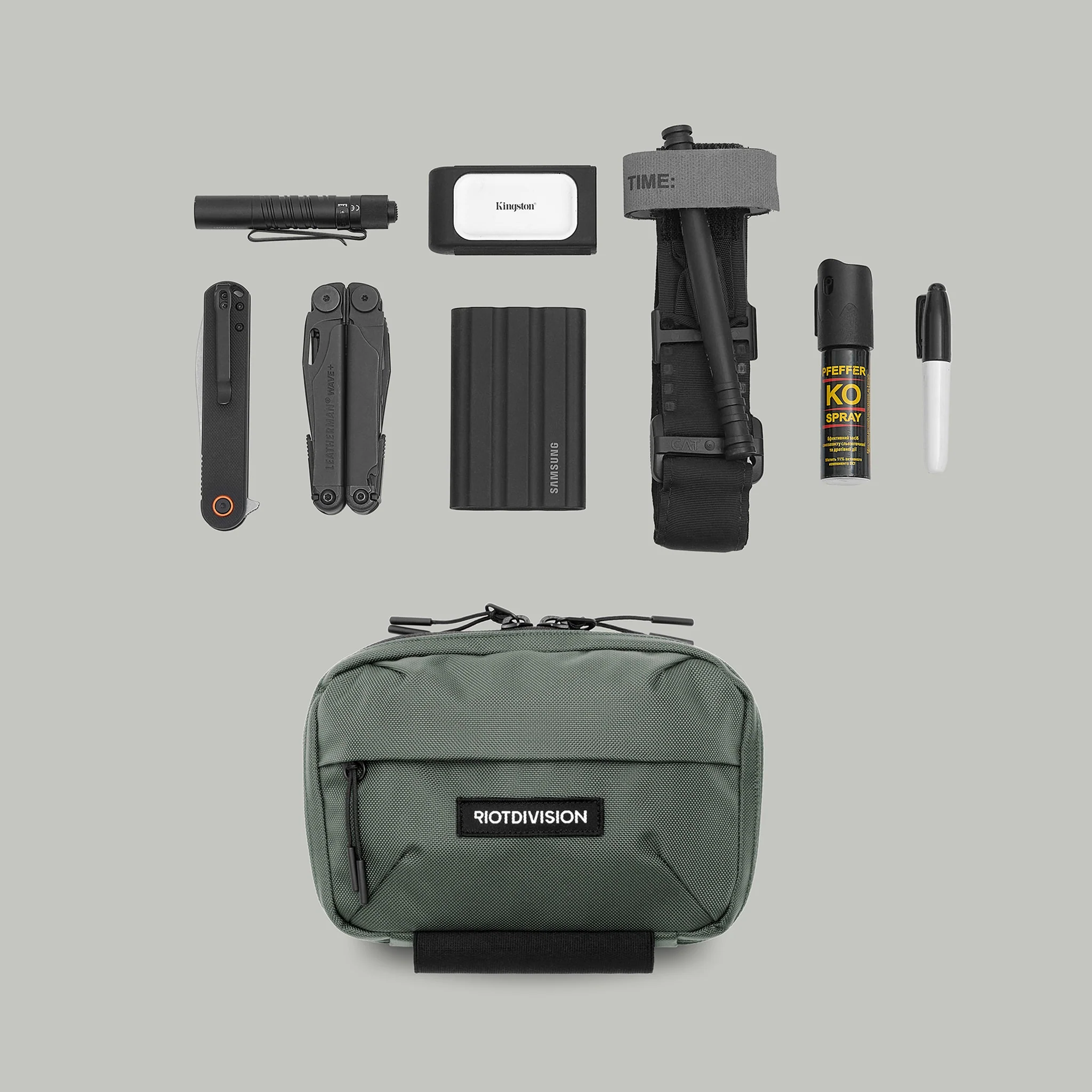EDC Utility Pouch Gen.1 RD-EDCUP_GEN.1 GREY - Image 3