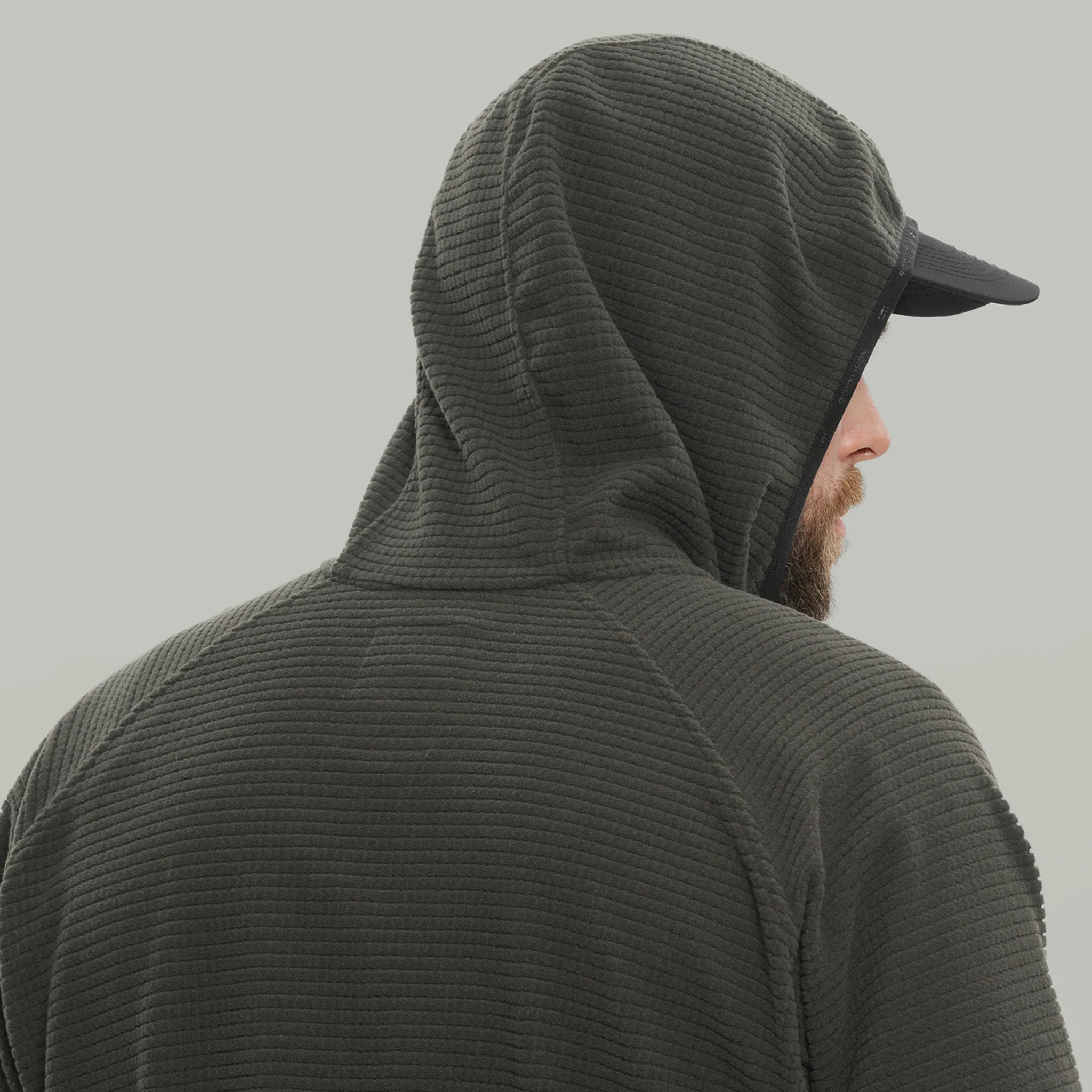 Half Zip Fleece Hoodie Gen.2 RD-HZFH_GEN.2 GRAPHITE - Image 10