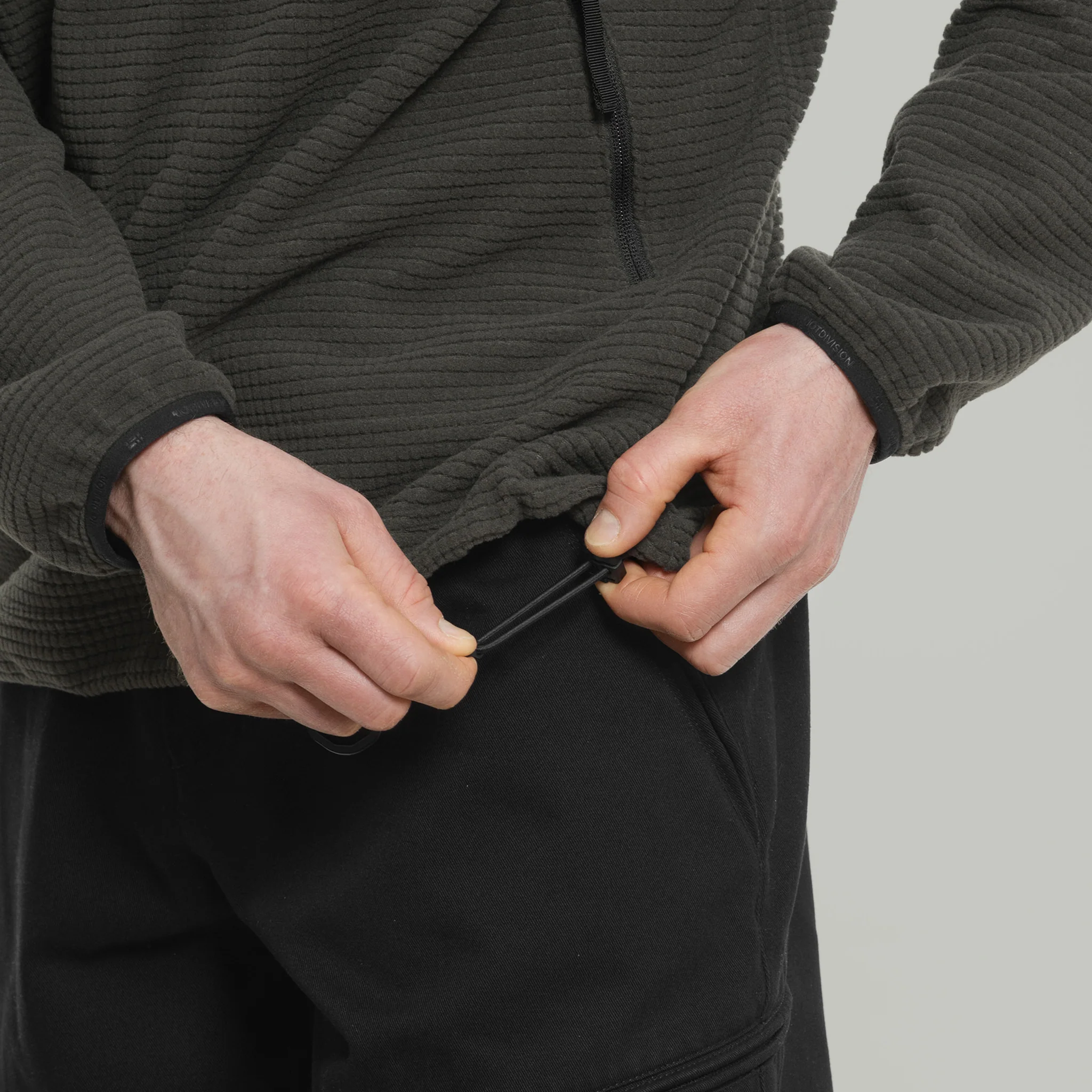 Half Zip Fleece Hoodie Gen.2 RD-HZFH_GEN.2 GRAPHITE - Image 12