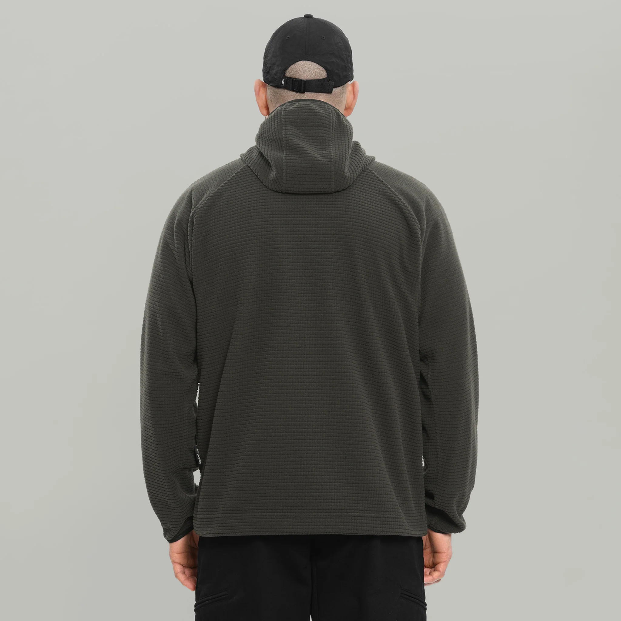 Half Zip Fleece Hoodie Gen.2 RD-HZFH_GEN.2 GRAPHITE - Image 4