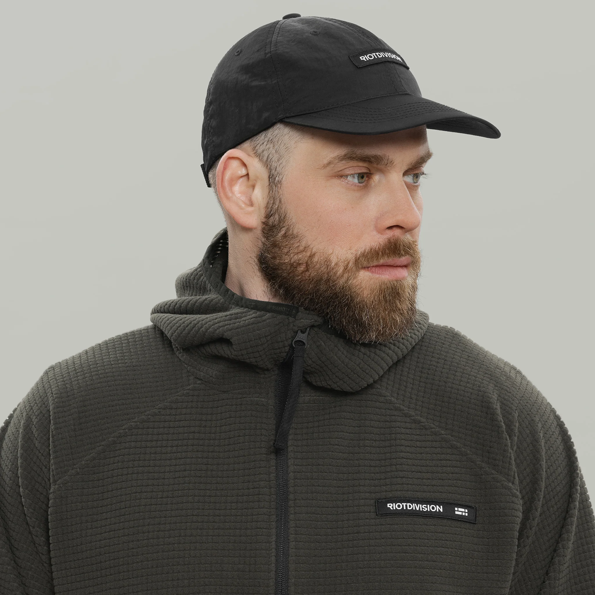 Half Zip Fleece Hoodie Gen.2 RD-HZFH_GEN.2 GRAPHITE - Image 6