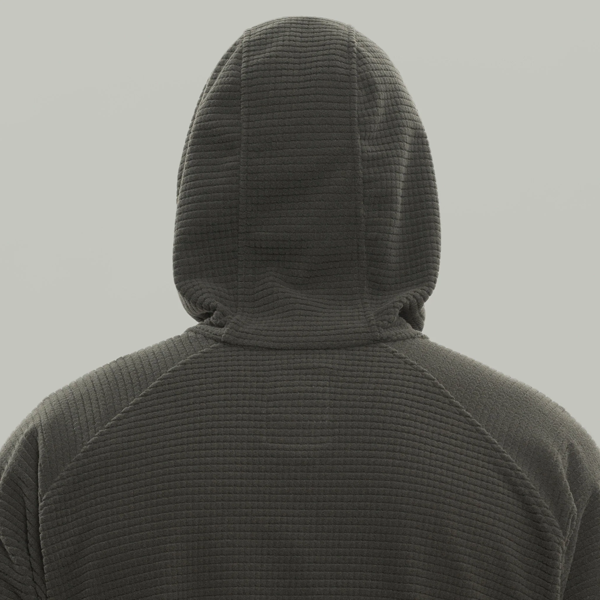 Half Zip Fleece Hoodie Gen.2 RD-HZFH_GEN.2 GRAPHITE - Image 9