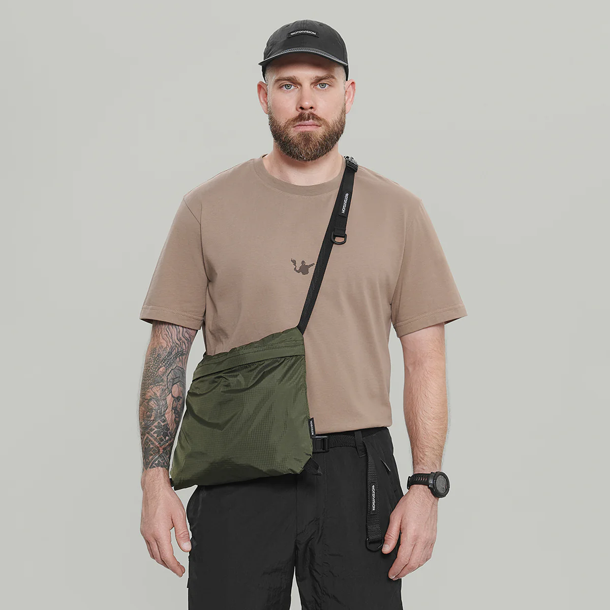 Lightweight Musette Packable Bag Gen.1 RD-LGHTMPB_GEN.1 KHAKI - Image 5