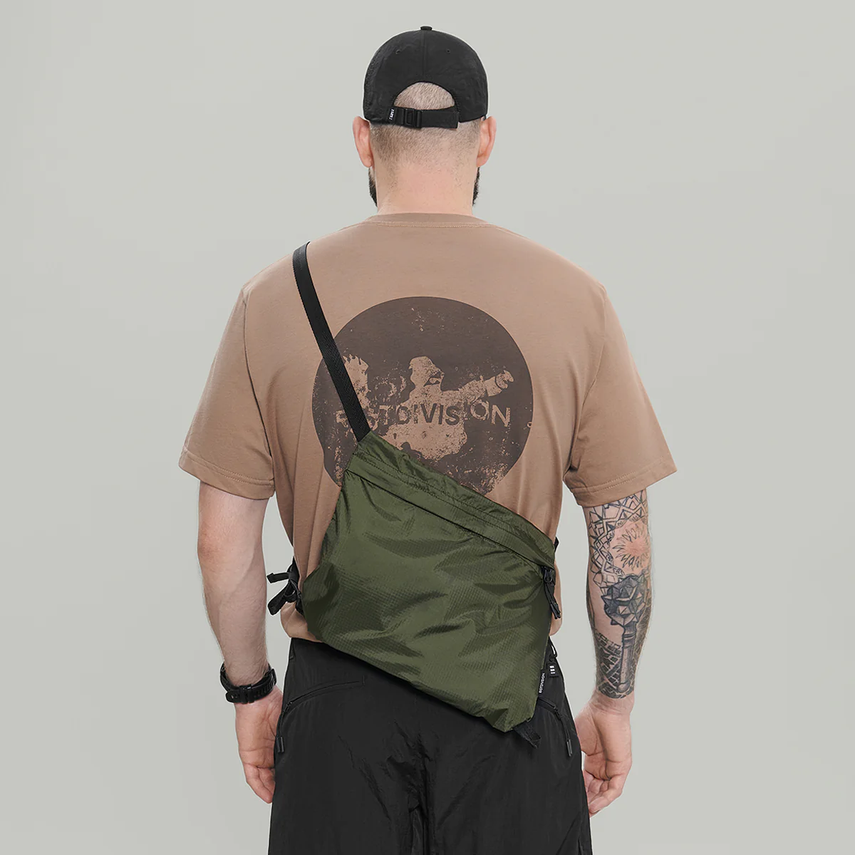 Lightweight Musette Packable Bag Gen.1 RD-LGHTMPB_GEN.1 KHAKI - Image 9