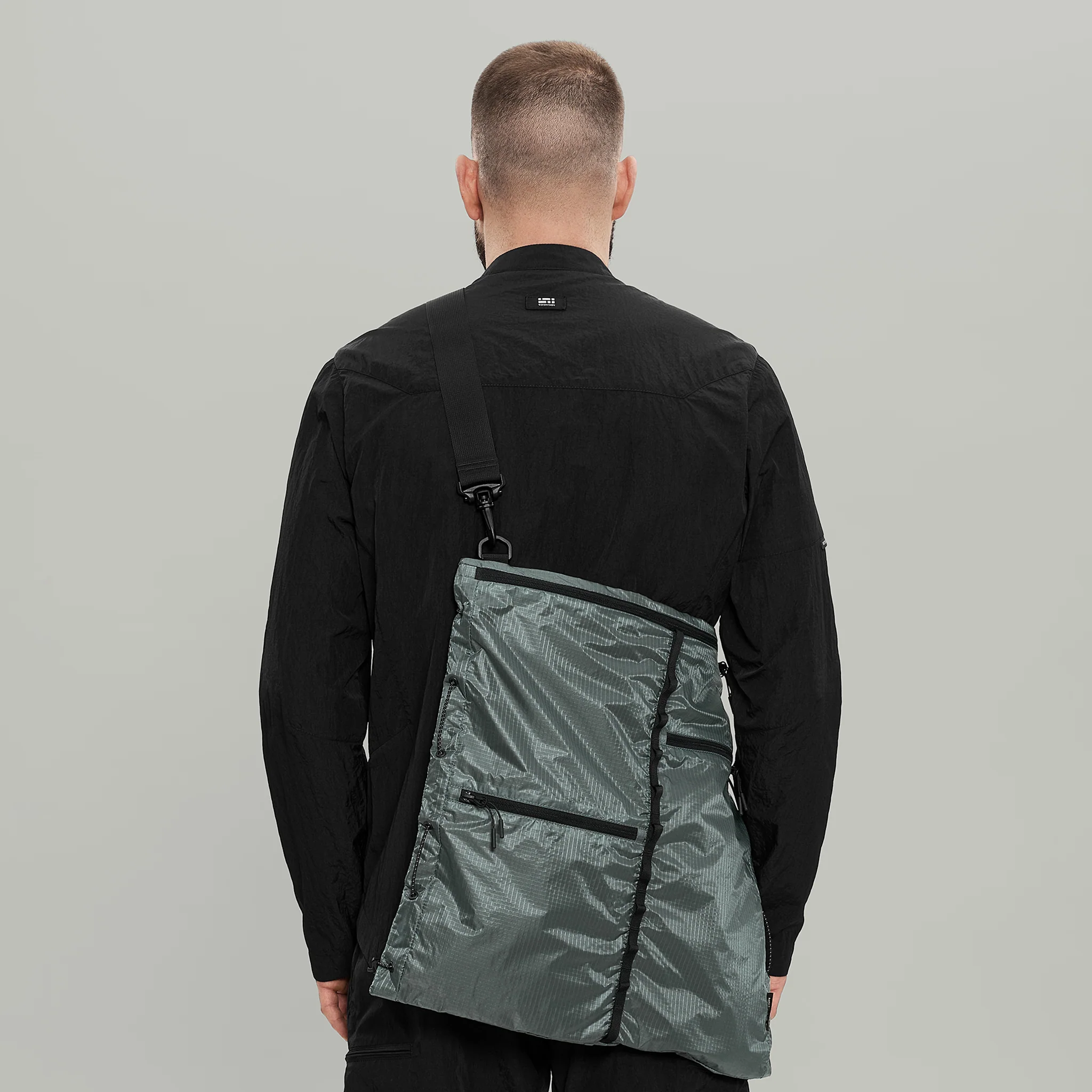 Lightweight Nylon Tote Bag Gen.1 RD-LNTB_GEN.1 GREY - Image 5
