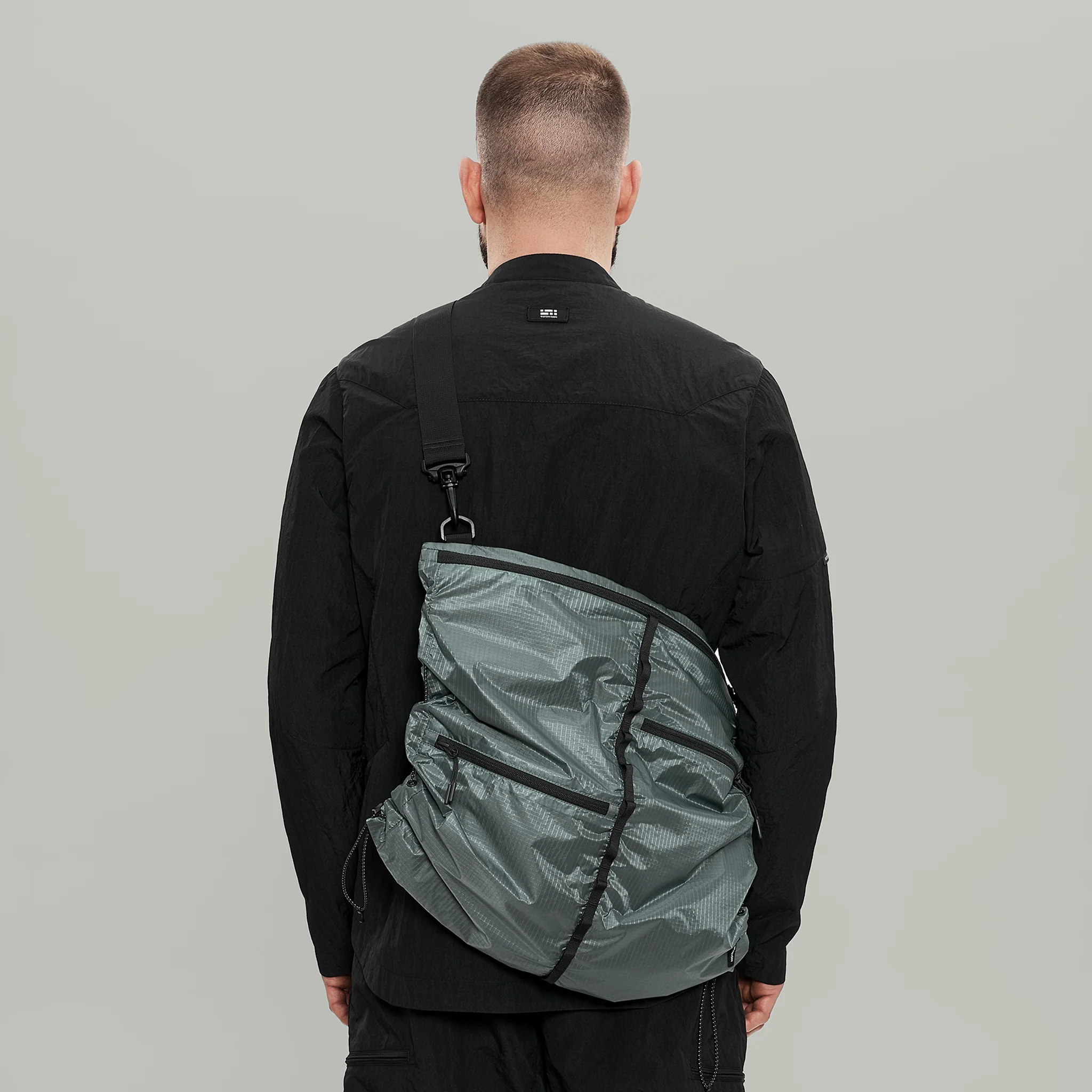 Lightweight Nylon Tote Bag Gen.1 RD-LNTB_GEN.1 GREY - Image 8