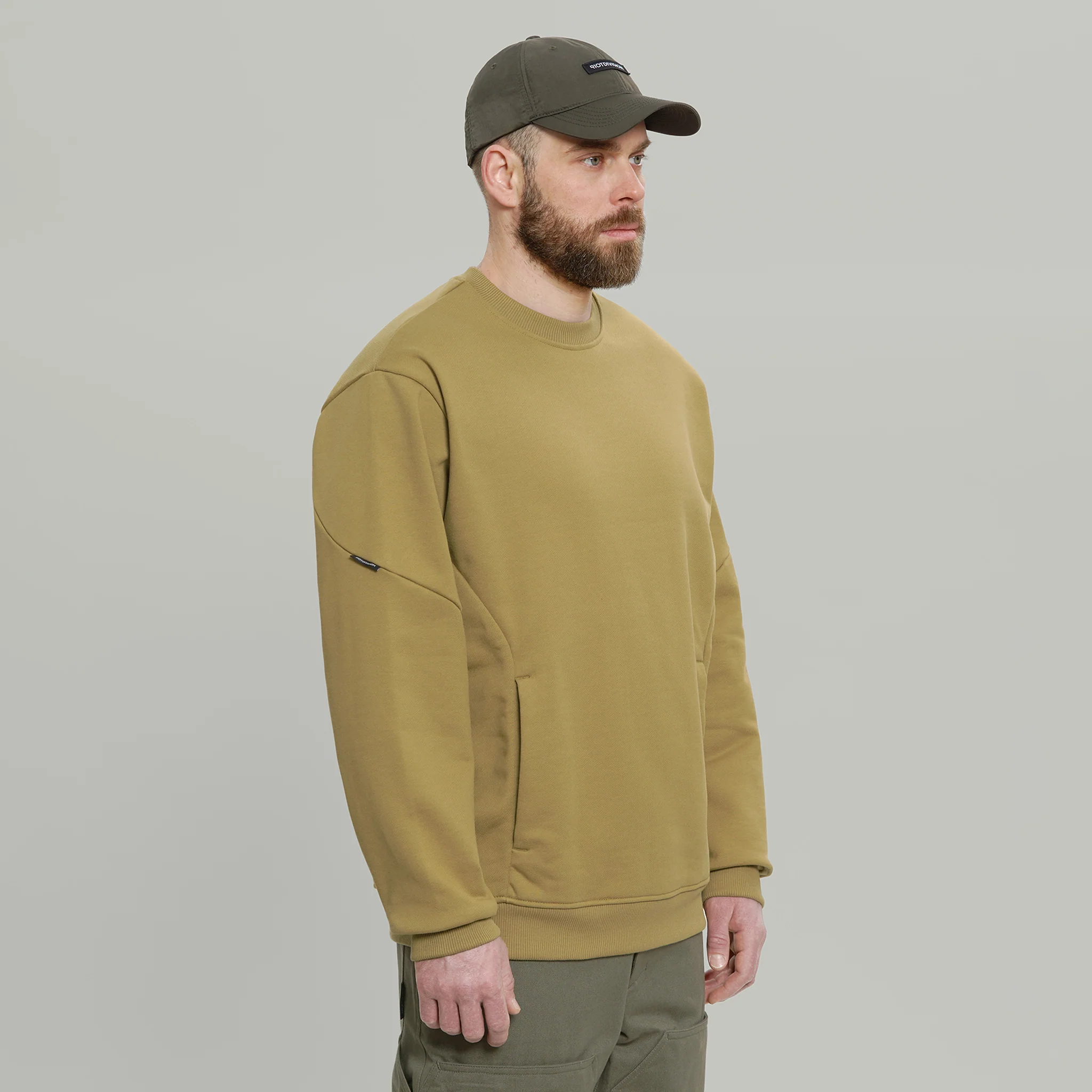 Meridian Sweatshirt Gen.1 RD-MRDNSS_GEN.1 COYOTE - Image 3