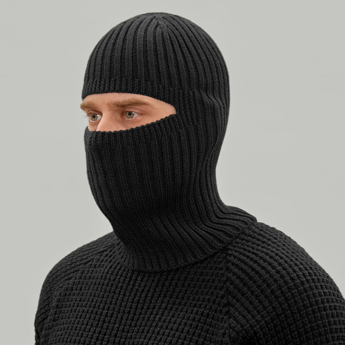 Merino Balaclava Gen.1 RD-MBRD_GEN.1 BLACK - Image 3