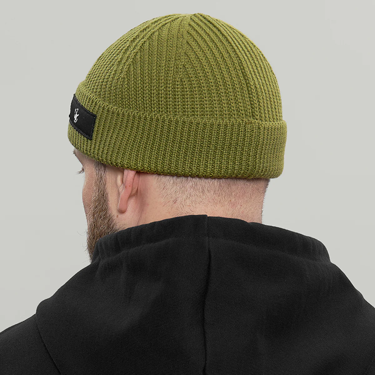 Merino Short Beanie Hat RD Logo RD-MRNSBHRDL GREEN - Image 4