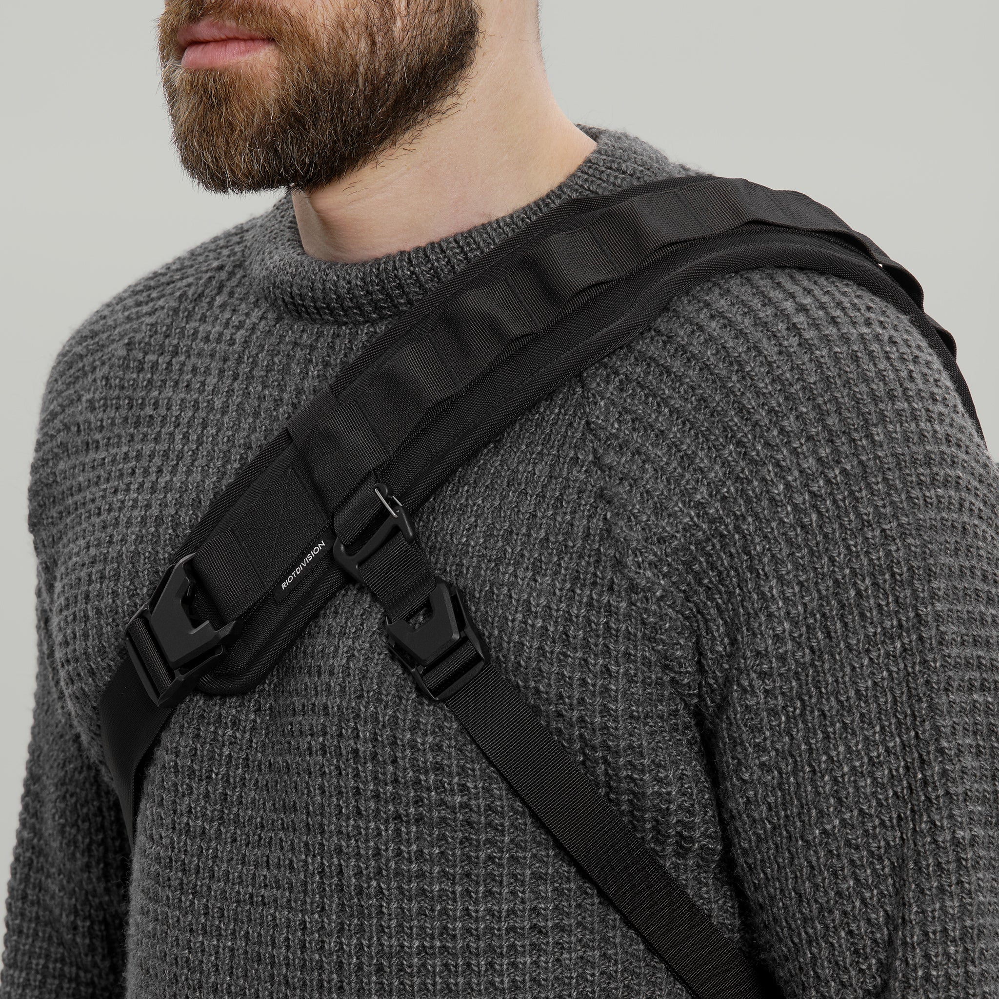 Messenger Bag F18 Gen.1 RD-MB-F18_GEN.1 (FW25) BLACK - Image 4
