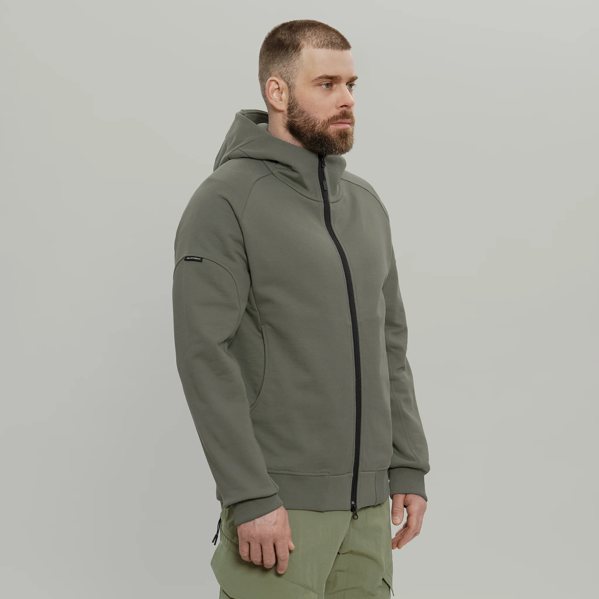 Parabolized Zip Hoodie Gen.1 RD-PRBLZDZH GEN.1 GREY - Image 3