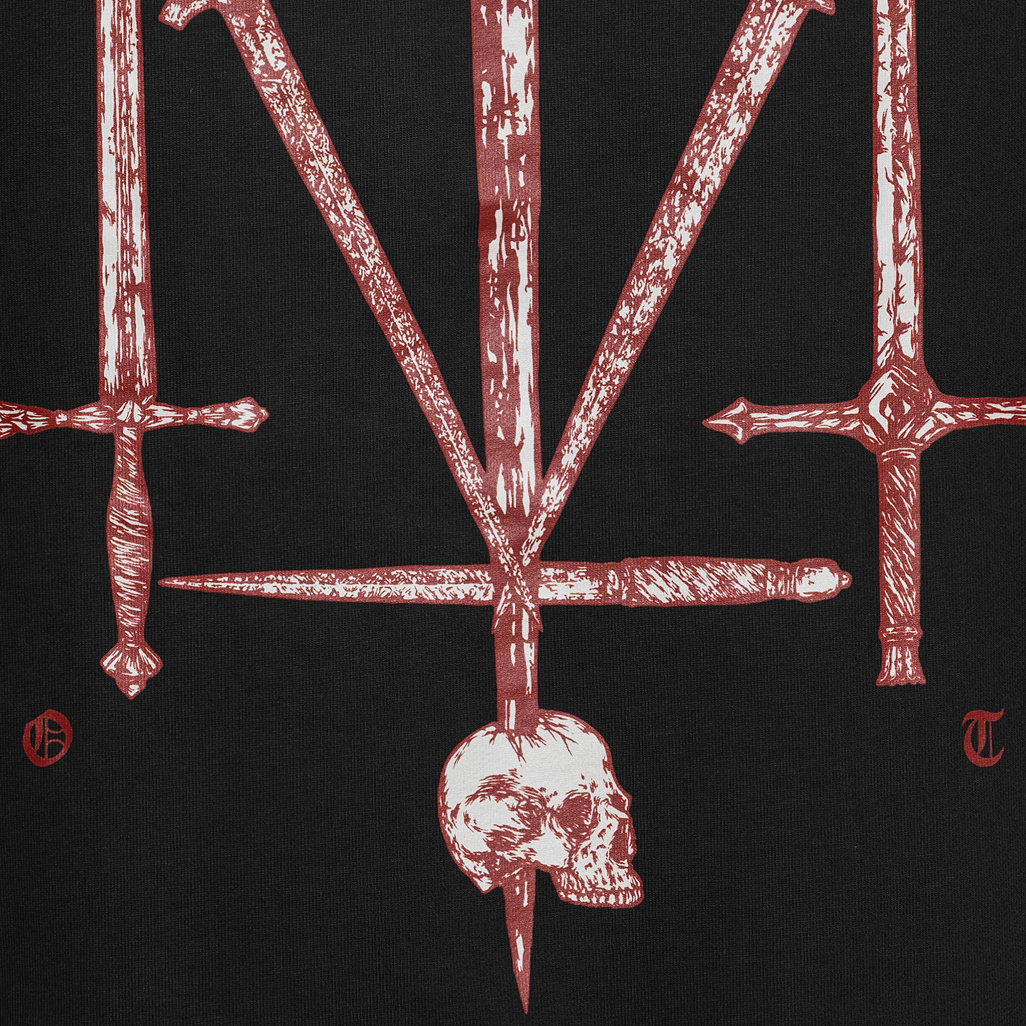 Trident Of Blades Hoodie RD-TRDBLDH BLACK - Image 2