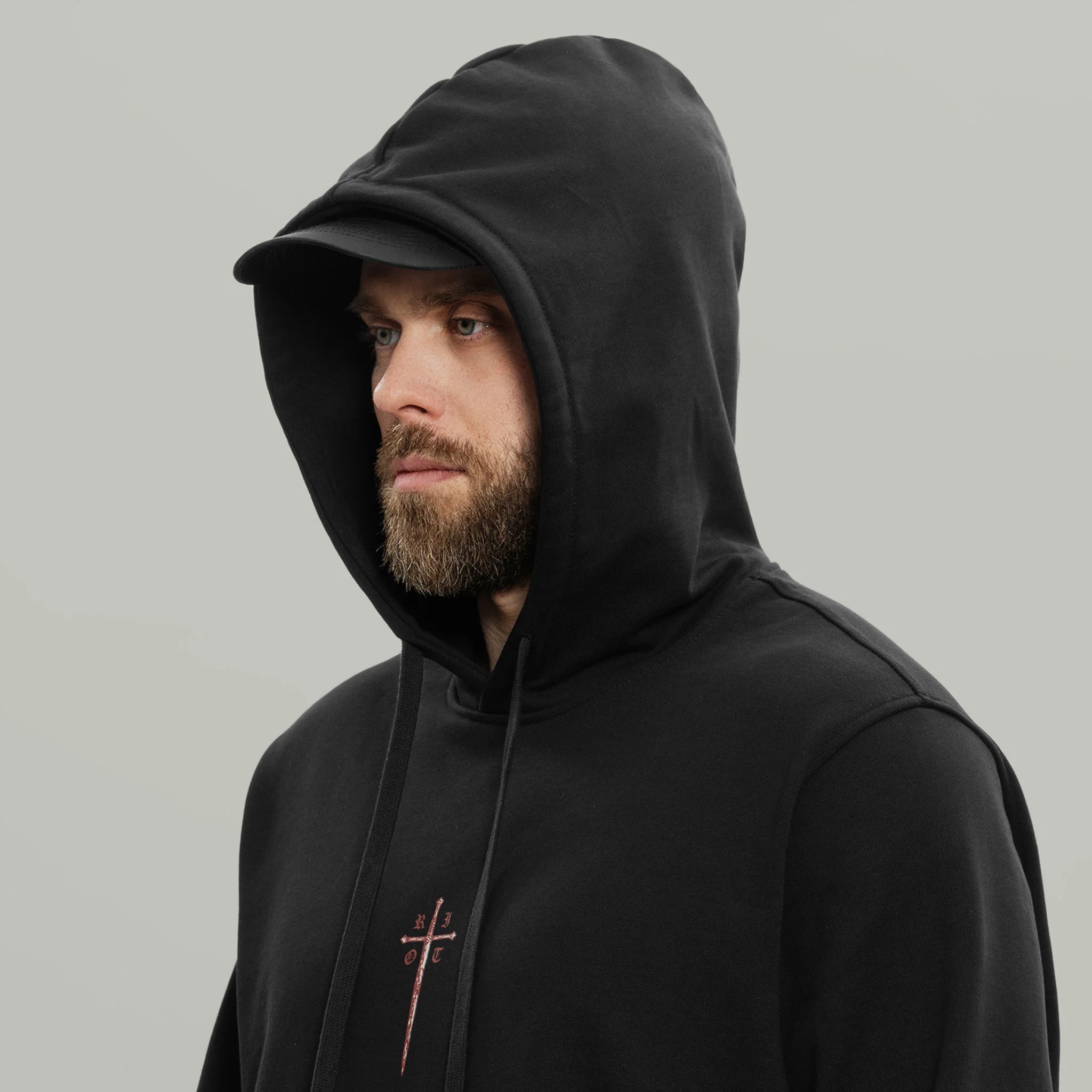 Trident Of Blades Hoodie RD-TRDBLDH BLACK - Image 9