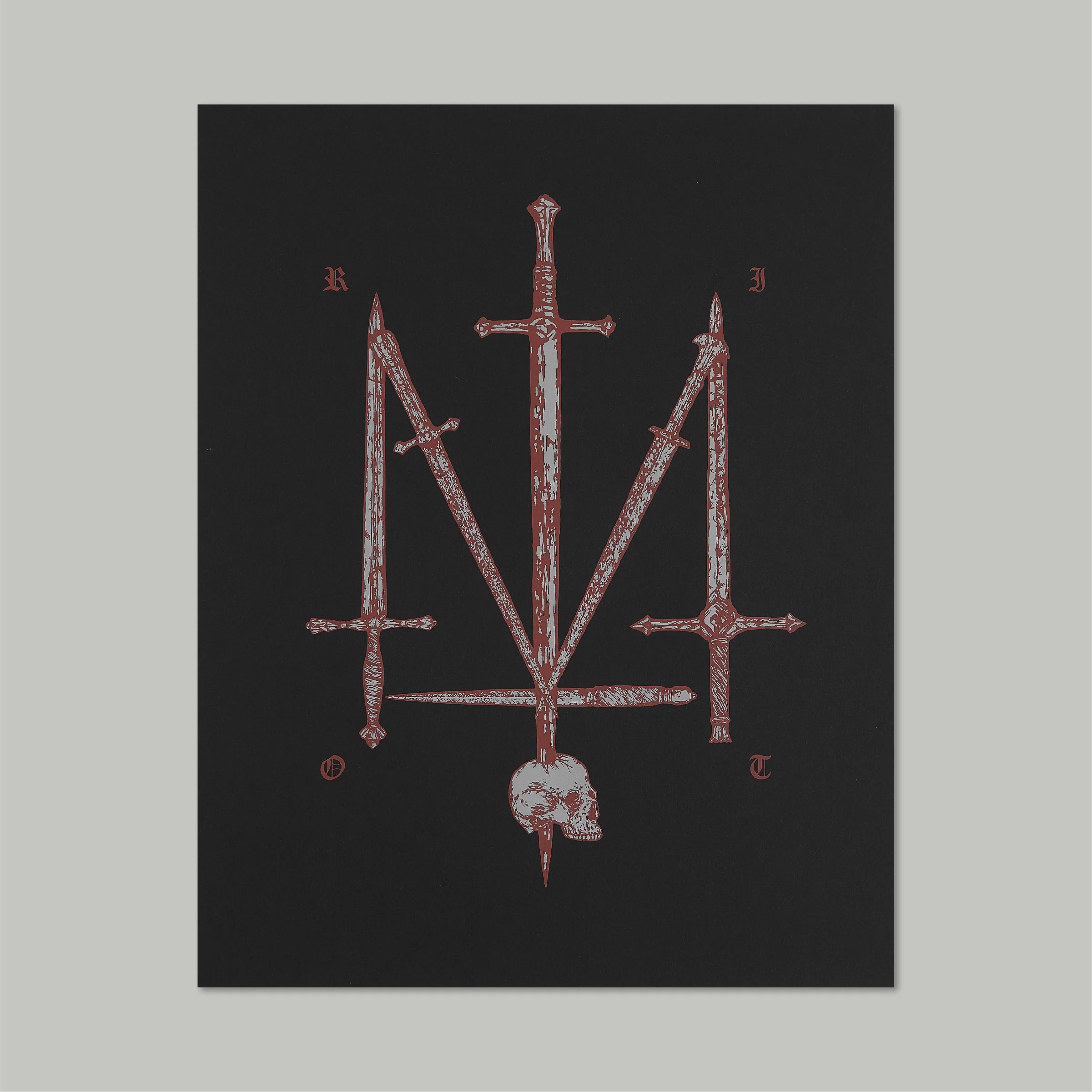 Trident Of Blades Print RD-TRDBLDP_ARTWRK