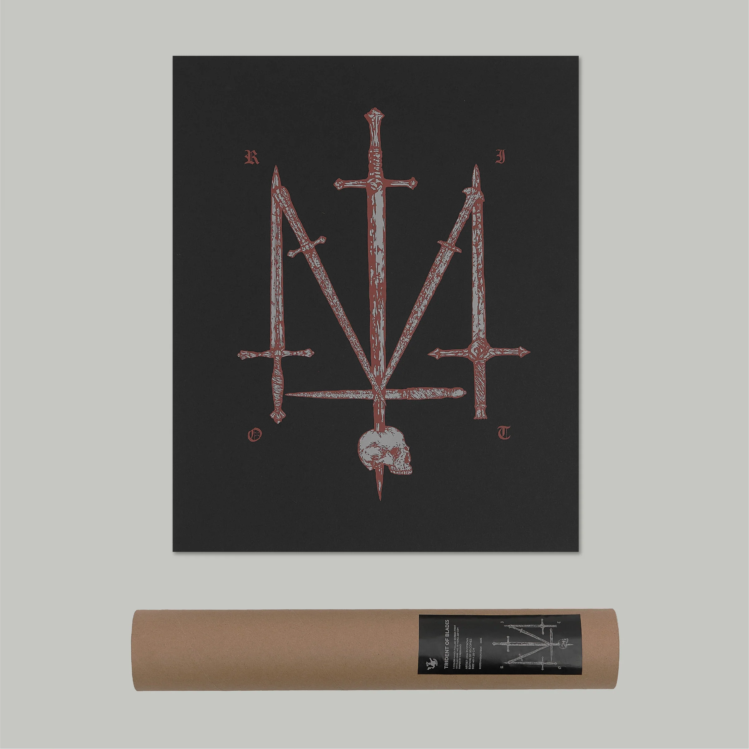 Trident Of Blades Print RD-TRDBLDP_ARTWRK - Image 2
